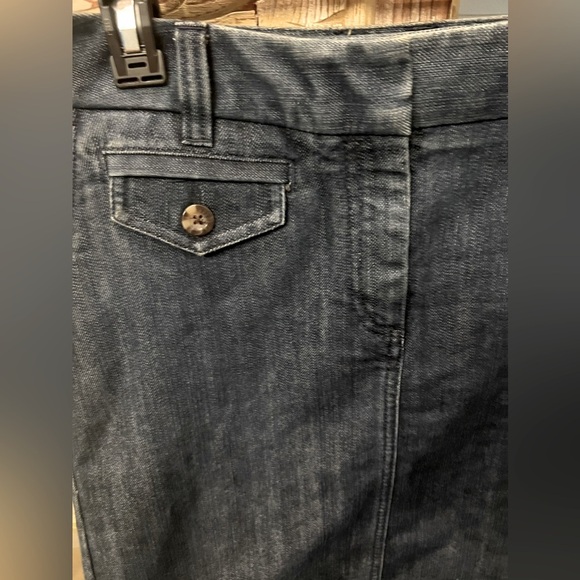 Ann Taylor Size 6 Blue Jean Pencil Skirt - Picture 3 of 5